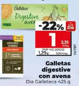 Dia Galletas digestive con avena oferta