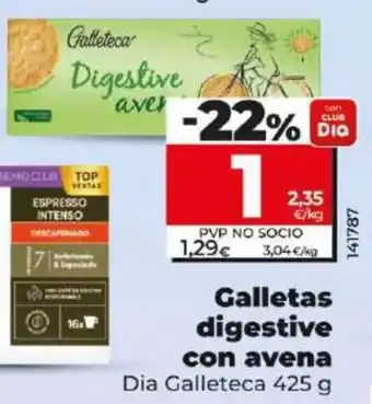 Dia Galletas digestive con avena oferta