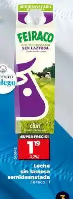 Dia Leche sin lactosa semidesnatada oferta