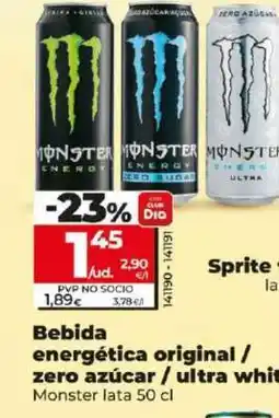 Dia Bebida energética original / zero azúcar / ultra white oferta
