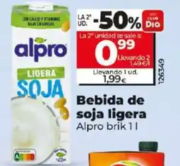 Dia Bebida de soja ligera oferta