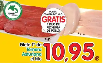 Alimerka Ternera Asturiana Filete 1a de el kilo oferta