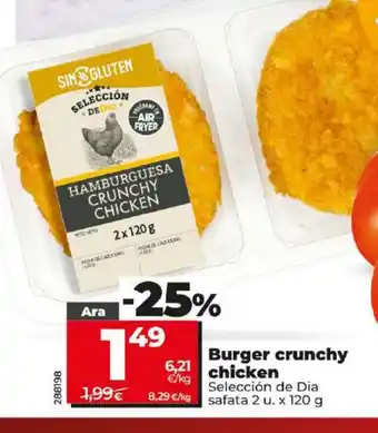 Maxi Dia Burger crunchy chicken oferta