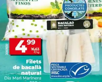 Maxi Dia Filets de bacallà natural oferta