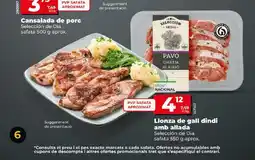 Maxi Dia Llonza de gall dindi amb allada oferta