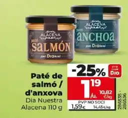 Maxi Dia Paté de salmó / d'anxova oferta