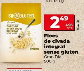 Maxi Dia Flocs de civada integral sense gluten oferta
