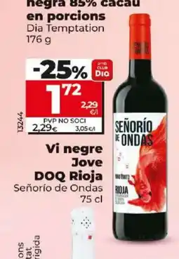 Maxi Dia Vi negre Jove DOQ Rioja oferta