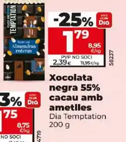 Maxi Dia Xocolata negra 55% cacau amb ametlles oferta