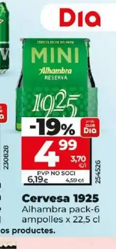 Maxi Dia Cervesa 1925 oferta