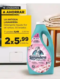 Alimerka LA ANTIGUA LAVANDERA Detergente líquido flor oferta