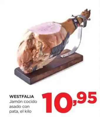 Alimerka WESTFALIA Jamón cocido asado con pata oferta