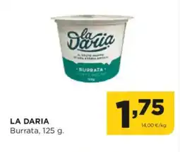 Alimerka LA DARIA Burrata, 125 g. oferta