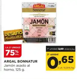 Alimerka ARGAL BONNATUR Jamón asado al horno oferta