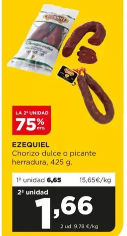 Alimerka EZEQUIEL Chorizo dulce o picante herradura oferta