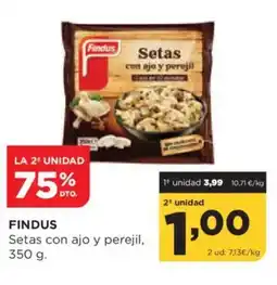 Alimerka FINDUS Setas con ajo y perejil oferta