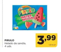 Alimerka PIRULO Helado de sandía oferta