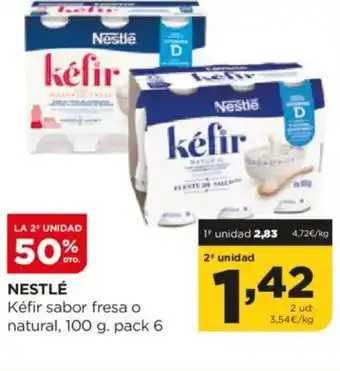 Alimerka NESTLÉ Kéfir sabor fresa o natural oferta
