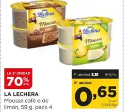 Alimerka LA LECHERA Mousse café o de limón oferta