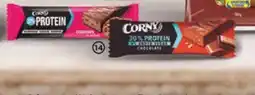 Alimerka CORNY Barrita 0% azúcar 30% proteína chocolate o proteína cookies oferta