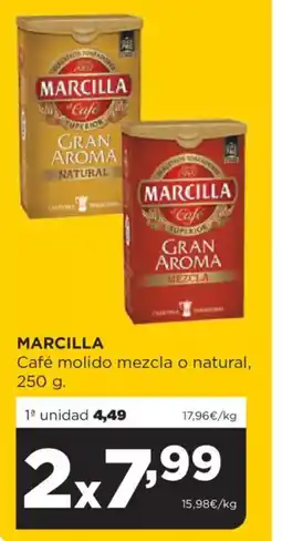 Alimerka MARCILLA Café molido mezcla o natural oferta