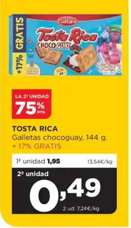 Alimerka TOSTA RICA Galletas chocoguay oferta