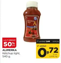Alimerka ALIMERKA Ketchup light oferta