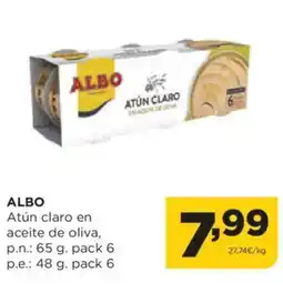 Alimerka ALBO Atún claro en aceite de oliva oferta