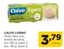 Alimerka CALVO LIGERO Atún claro con aceite de oliva oferta