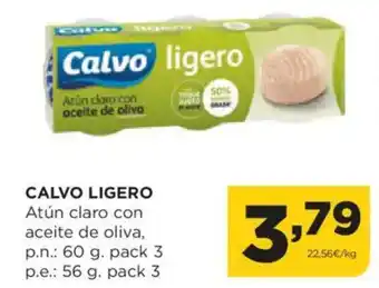 Alimerka CALVO LIGERO Atún claro con aceite de oliva oferta