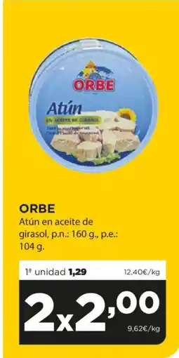 Alimerka ORBE Atún en aceite de girasol oferta