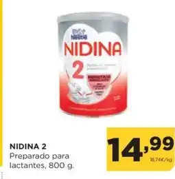 Alimerka NIDINA 2 Preparado para lactantes oferta