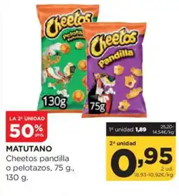 Alimerka MATUTANO Cheetos pandilla o pelotazos oferta