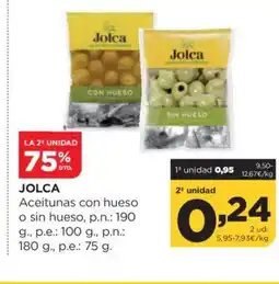 Alimerka JOLCA Aceitunas con hueso oferta