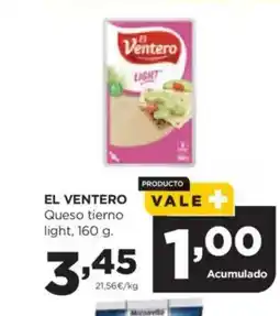 Alimerka EL VENTERO Queso tierno light oferta