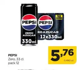Alimerka PEPSI Zero oferta