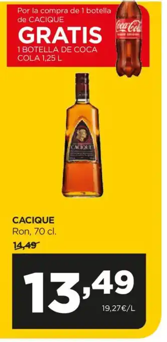 Alimerka CACIQUE Ron oferta