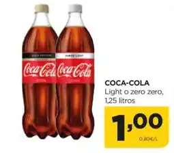 Alimerka COCA-COLA Light o zero zero oferta
