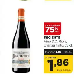 Alimerka RECIENTE Vino D.O. Rioja, crianza, tinto oferta