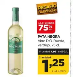 Alimerka PATA NEGRA Vino D.O. Rueda, verdejo oferta