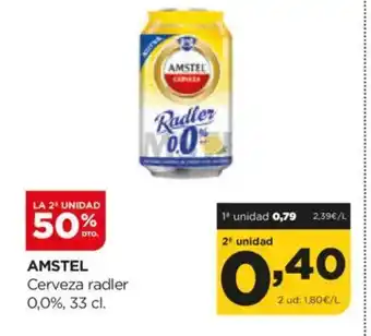 Alimerka AMSTEL Cerveza radler oferta