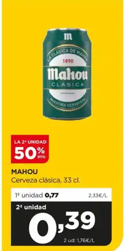 Alimerka MAHOU Cerveza clásica oferta