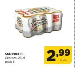 Alimerka SAN MIGUEL Cerveza oferta
