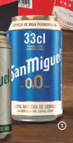 Alimerka SAN MIGUEL 0,0% Cerveza oferta