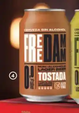 Alimerka FREE DAMM Cerveza tostada sin alcohol oferta