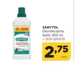 Alimerka SANYTOL Desinfectante textil oferta