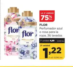 Alimerka FLOR Perfumador azul o rosa para la ropa, 36 lavados oferta