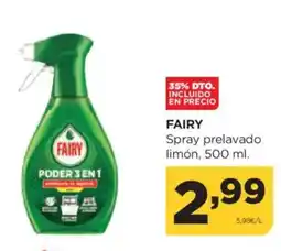 Alimerka FAIRY Spray prelavado oferta