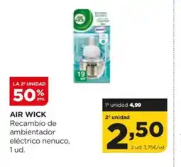 Alimerka AIR WICK Recambio de ambientador eléctrico nenuco oferta