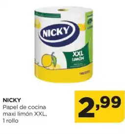 Alimerka NICKY Papel de cocina maxi limón XXL oferta
